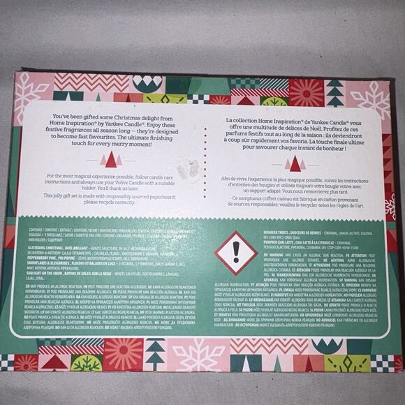 YANKEE CANDLE Votive GIFT SET, 3 Mini Jars (1.3oz) & Wall Oil Diffuser NEW - Picture 3 of 8